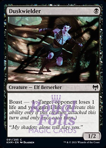 Duskwielder 4x FOIL KHM MTG Kaldheim Common MINT black