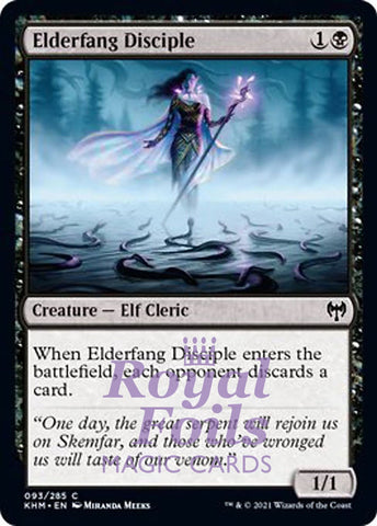 Elderfang Disciple 4x FOIL KHM MTG Kaldheim Common MINT black