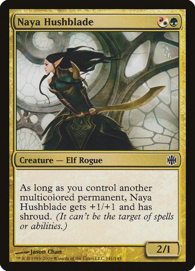 Naya Hushblade 3x FOIL ARB MTG Alara Reborn Common MINT red white green
