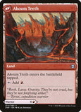 Akoum Warrior // Teeth 4x FOIL ZNR MTG Zendikar Rising Uncommon MINT red land